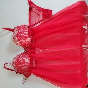 Victoria's secret  red lingerie ❤
